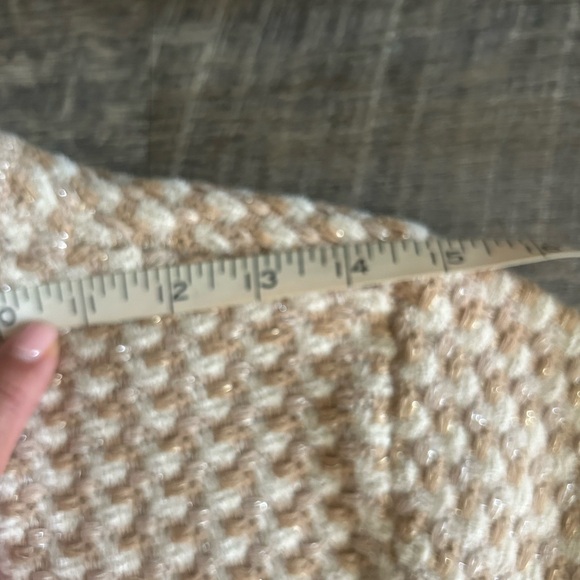 Ann Taylor Cream Textured Cardigan - Picture 9 of 9